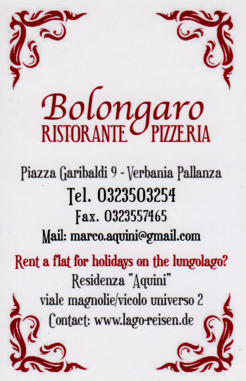 BOLONGARO RISTORANTE PIZZERIA 